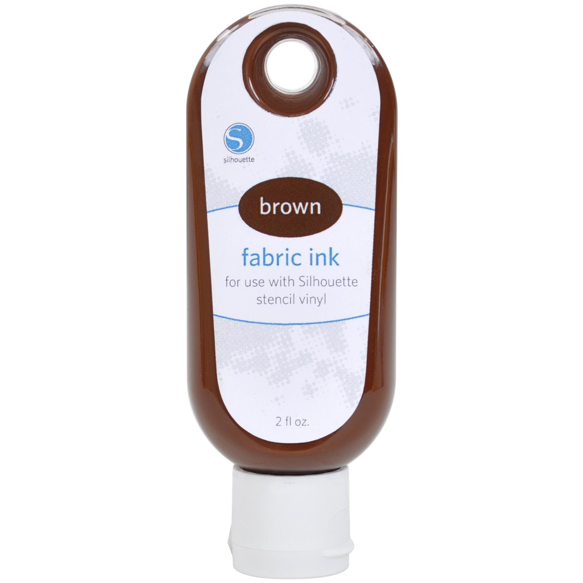 Silhouette America Fabric Ink - Permanent Brown for DIY Crafts, T-Shirts & Home Decor | High-Quality Textile Ink for Screen Printing & Fabric Painting
