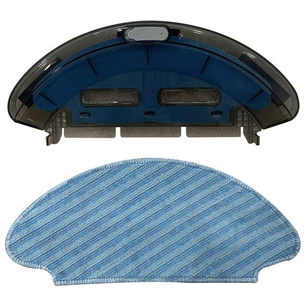 iSweep X3 Robotic Vacuum Cleaner Accessories Set - 500ml Water Tank & 5 Washable Mop Cloths - Replacement Parts for Home Cleaning - Perfect for Hardwood Floors & Pet Hair Removal