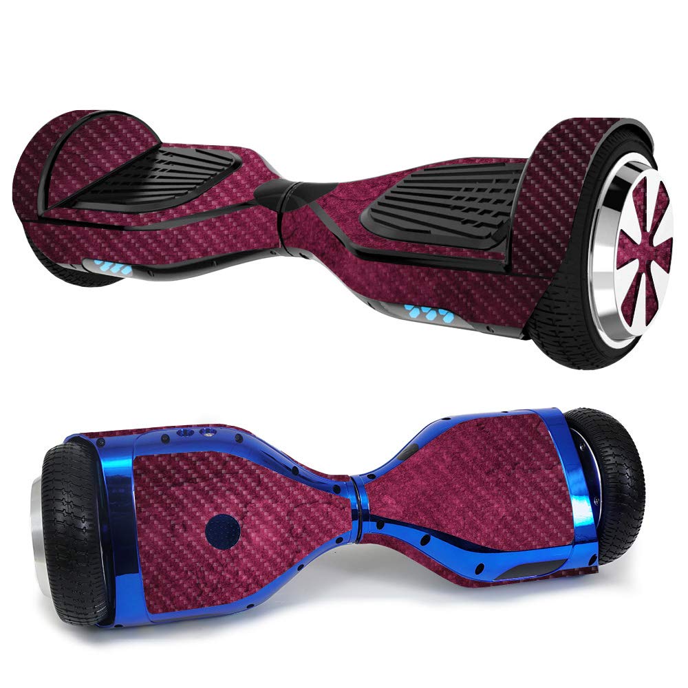 Premium Carbon Fiber Skin for Ultra Hoverboard - Pink Gravel Protective Cover | Durable Textured Finish | Easy to Apply & Remove | Made in USA | Perfect for Kids, Teens & Adults | Great for Indoor & Outdoor Riding