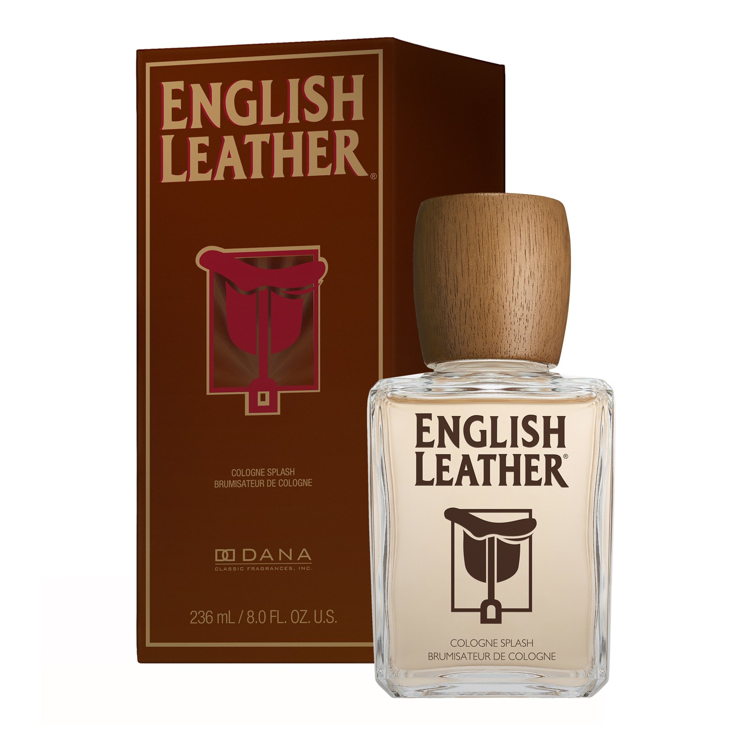 Premium English Leather Cologne Splash for Men - 8oz/236mL - Classic Fragrance for Daily Wear, Date Nights & Special Occasions