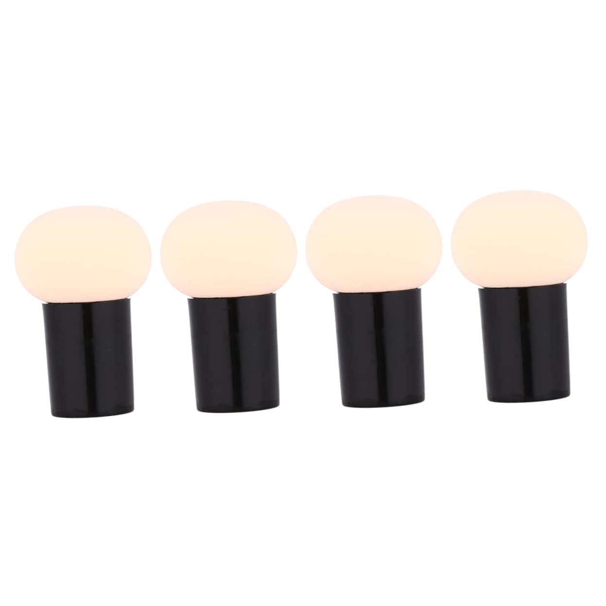 Minkissy 4-Piece Foundation Sponge Set - Soft Makeup Blender & Powder Puff for Face & Body - Beauty Sponge Applicator for Flawless Liquid & Powder Makeup Application - Perfect for Daily Use, Travel & Professional Makeup Kits