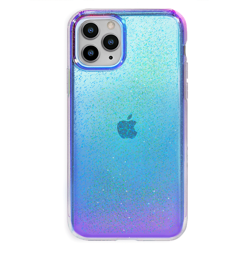 Glitter Nebula iPhone Case - Sparkling Galaxy Design Protective Cover for iPhone 13/14/15 Pro Max - Trendy & Durable Phone Case for Everyday Use & Special Occasions