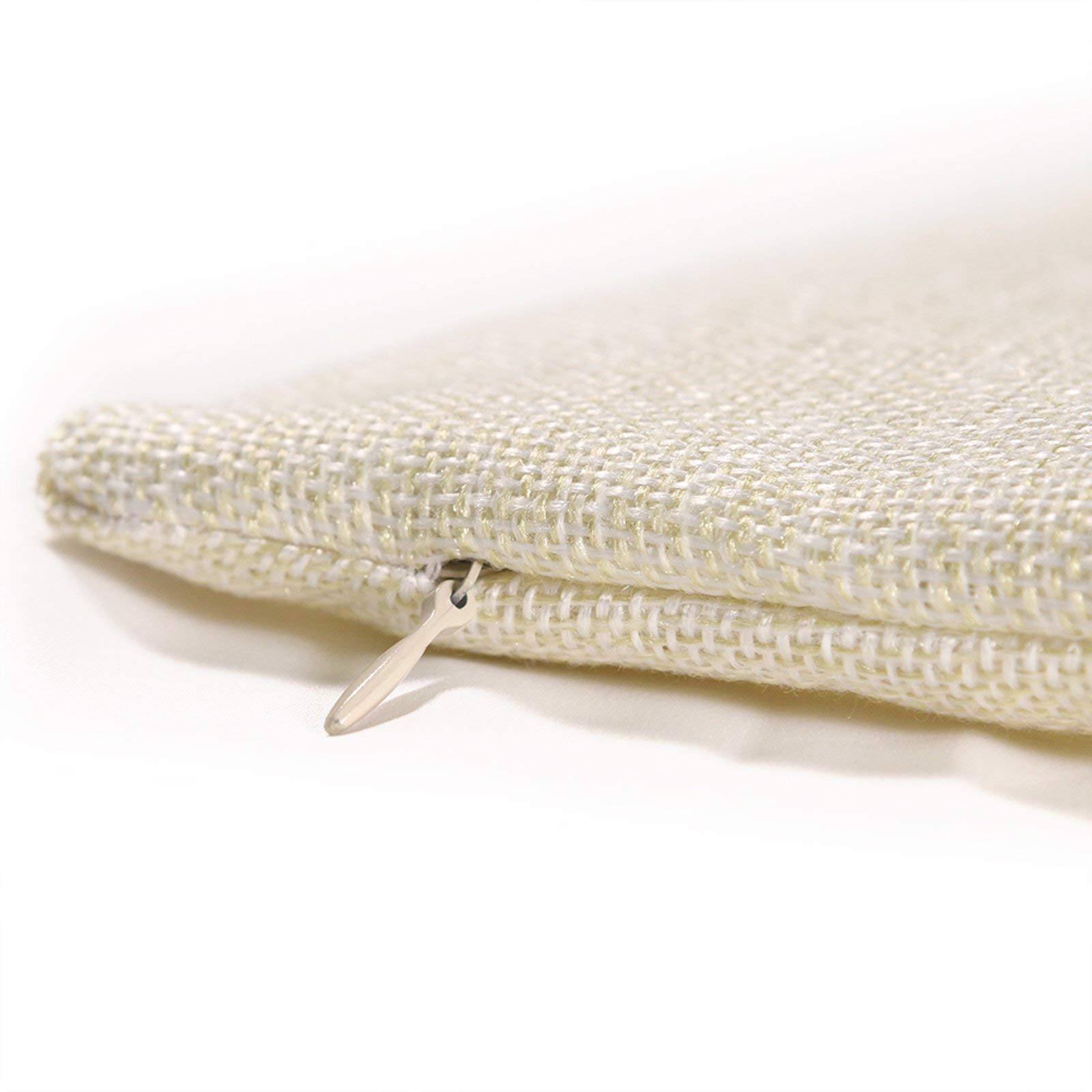 Better Together Linen Throw Pillow Covers 20x20 Inch - Farmhouse Decorative Square Cushion Covers for Sofa, Couch, Bed & Living Room - Perfect for Home Decor, Cozy Accents & Seasonal Styling