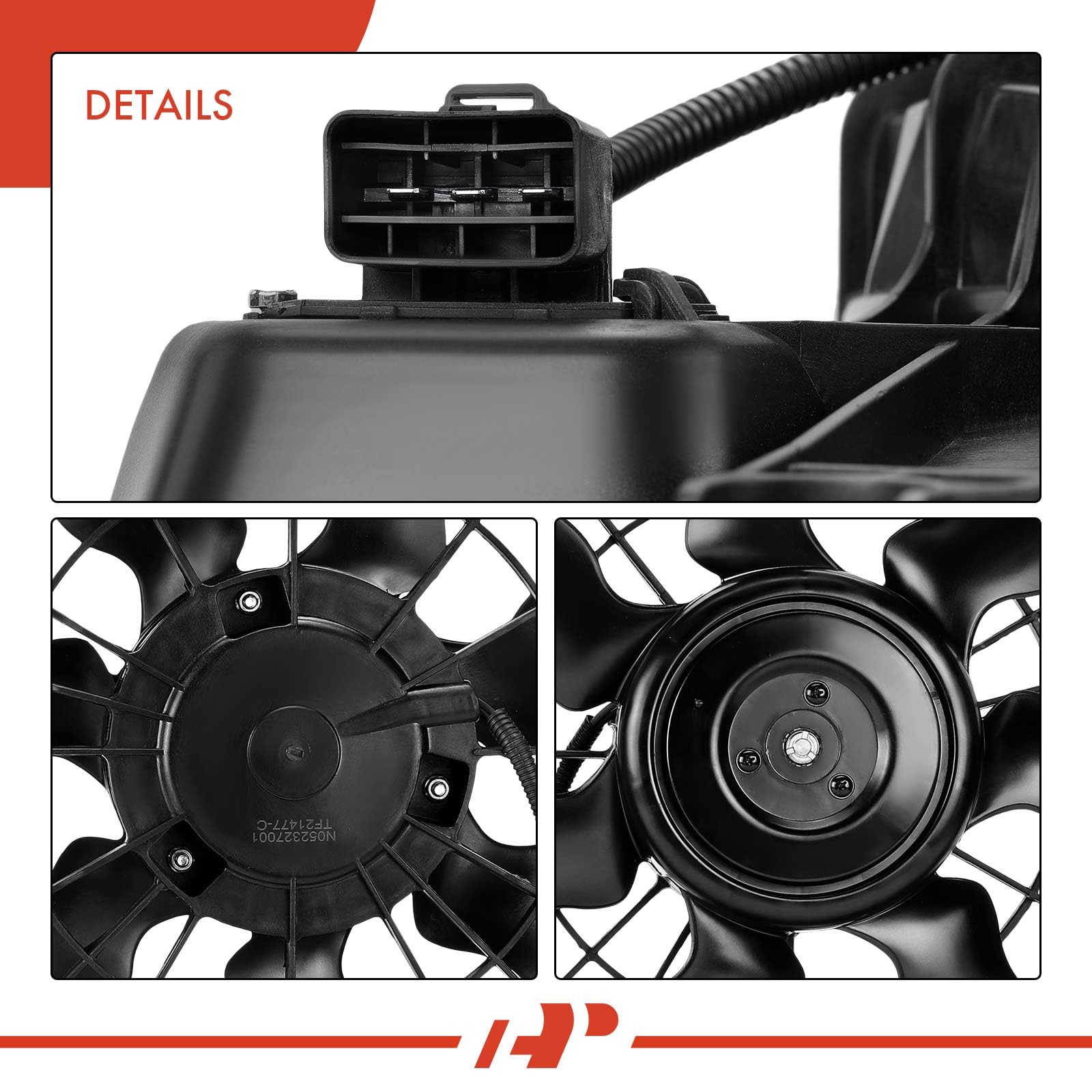 Premium Engine Radiator Cooling Fan Assembly for Hyundai Sonata 2011-2013 2.4L & Kia Optima 2012-2013 2.4L - High Performance Replacement Part for Improved Engine Cooling in Hot Weather & Heavy Traffic Conditions