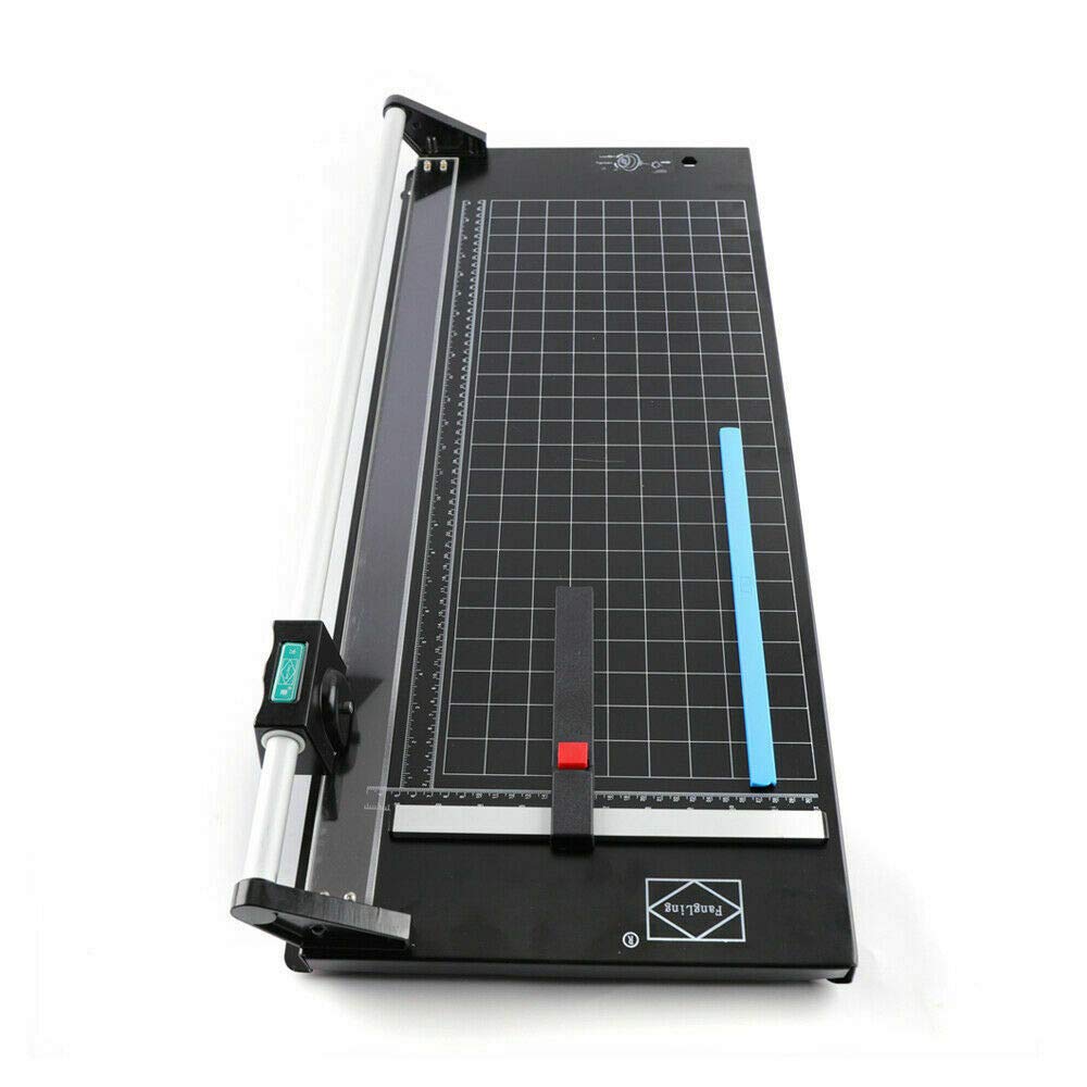 Heavy Duty 36 Inch Manual Rotary Paper Trimmer - Precision Rolling Paper Cutter for Photos, Cardstock, Laminated Paper, Labels & Scrapbooking - Perfect for Crafting, Office Use & DIY Projects