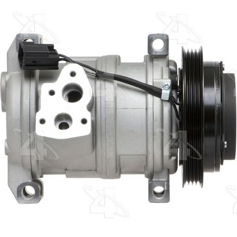 Four Seasons 158351 AC Compressor Replacement for Car & Truck - High Performance Auto Air Conditioning Compressor for Smooth Cooling in Summer Driving