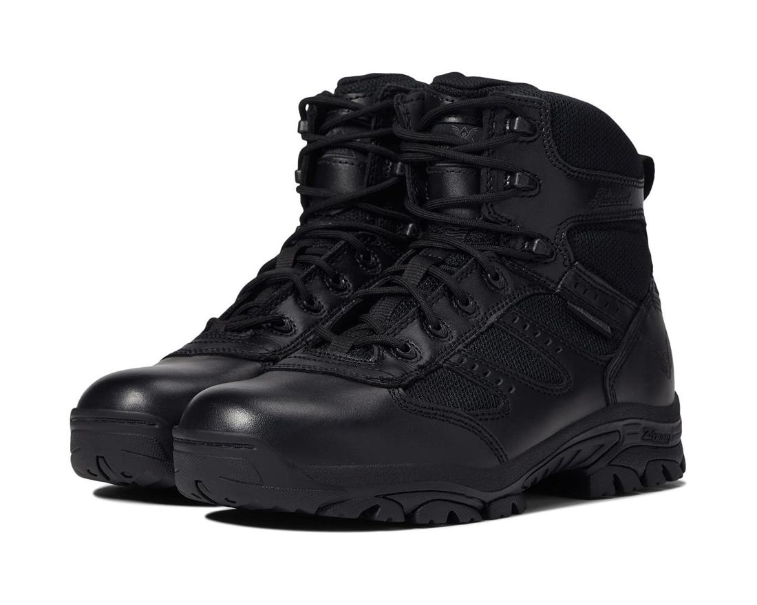 The Deuce Series 6 Tactical Zip Waterproof Boots - Military Grade Combat Boots for Men, Lightweight Hiking & Outdoor Work Boots with Slip-Resistant Sole - Perfect for Tactical, Hunting & Construction Use