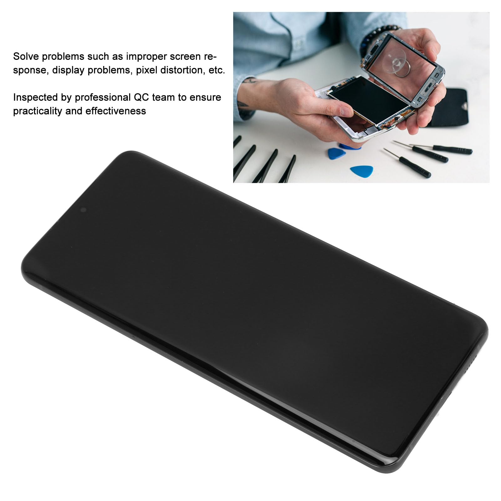 Original Title: S20 Plus Screen Replacement Plus, Cell Phone Digitizer Screen Touch Assembly Replacement with Tools, Touch Screen Replacement for Galaxy S20 Plus   Optimized Title: **Samsung Galaxy S20 Plus Screen Replacement Kit - Full Assembly with Digitizer & Tools | DIY Repair for Cracked or Damaged Screens | Perfect for Home, Office, or Travel Use**