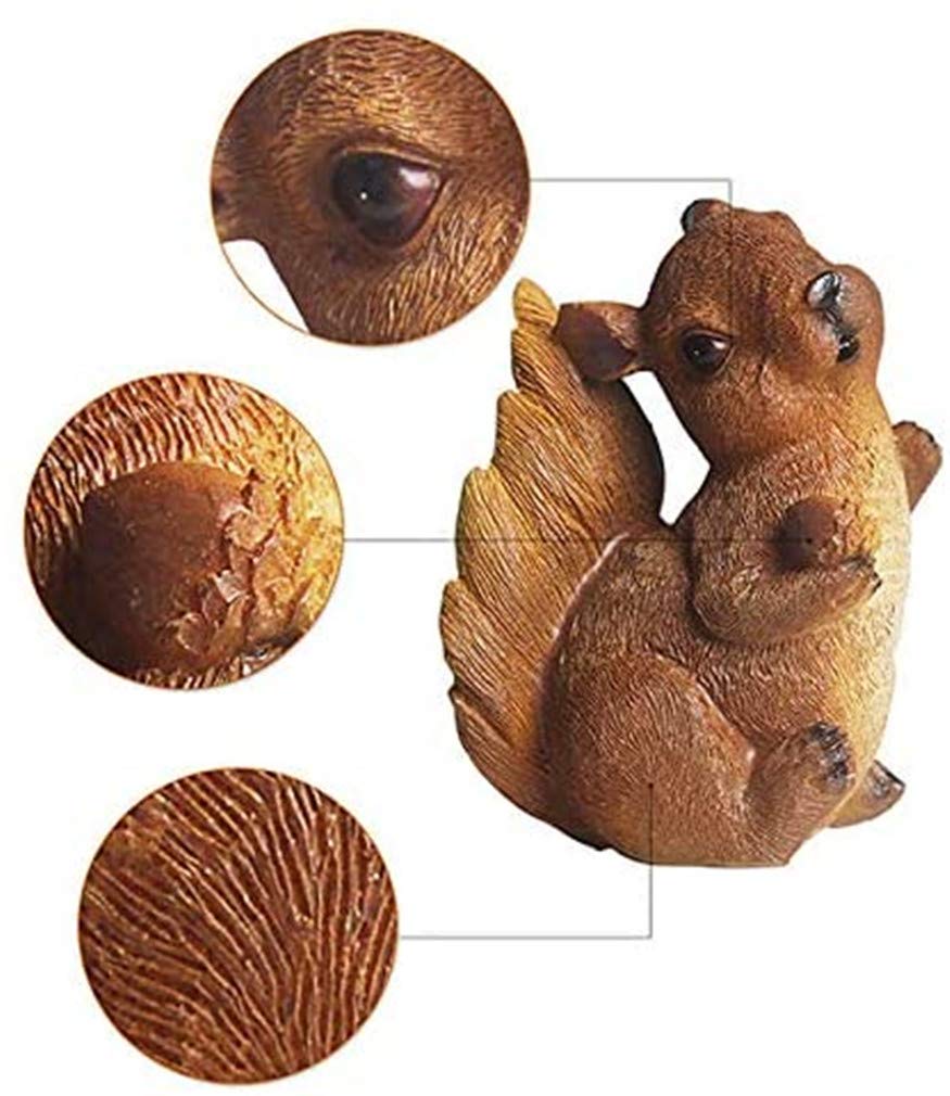 Solar Powered Squirrel Shaped LED Garden Lights - Waterproof Outdoor Stake Lights for Walkway, Pathway & Yard Decor - Perfect for Patio, Lawn & Landscape Lighting at Night
