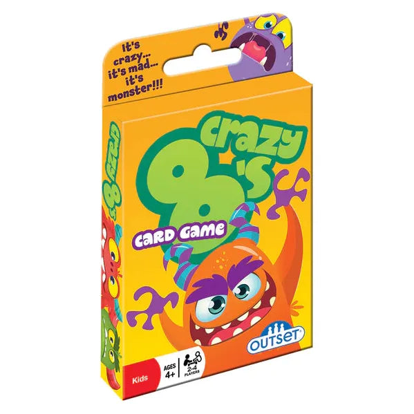 Crazy 8's Card Game - Fun Family Party Game for Kids & Adults - Perfect for Game Nights, Travel, and Birthday Parties