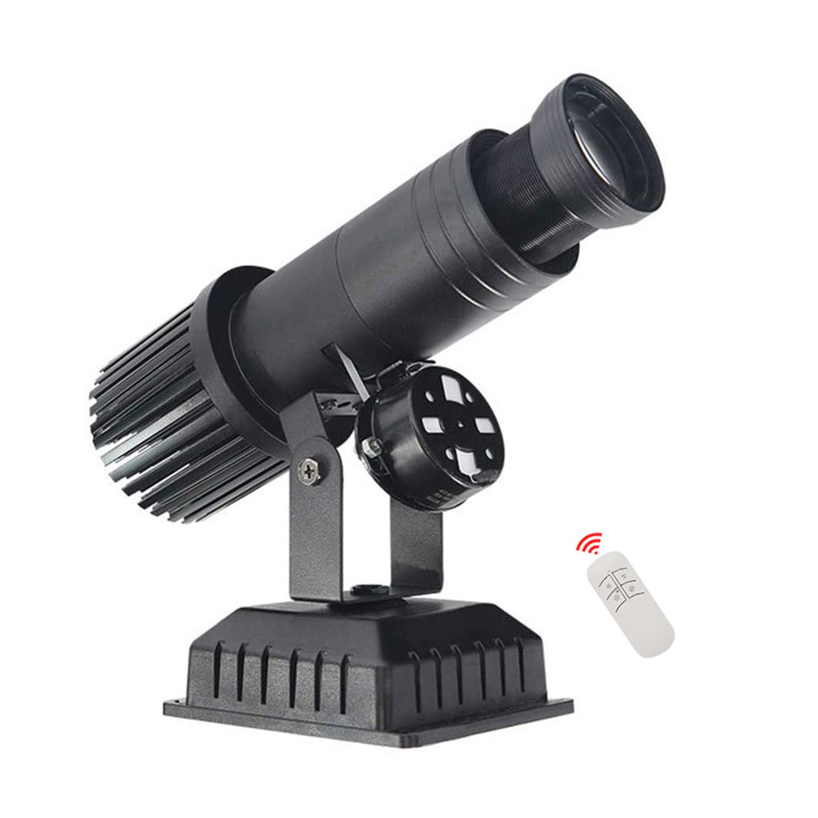35W LED Custom Logo Projector Light - Personalized GOBO Advertising Lamp for Business, Wedding, Retail Store & Events - Includes Free Custom Glass GOBO (Black) - Perfect for Brand Promotion, Party Decor & Nightclub Lighting