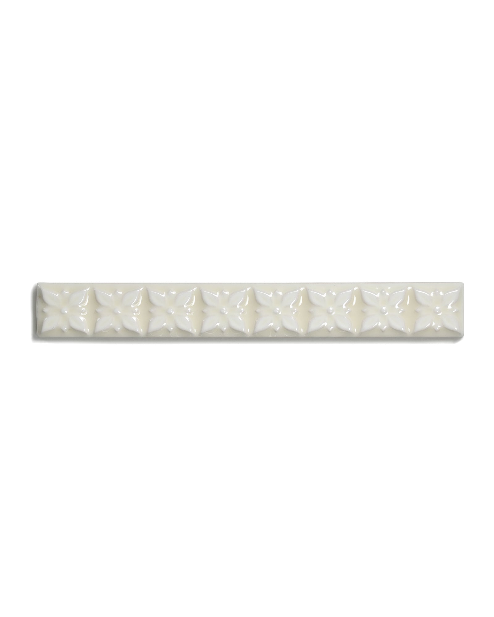 Kakel York Decorative Relief Molding 2.5 x 19.8 cm Almond - Perfect for Wall Decor, Ceiling Trim & Home Renovation Projects