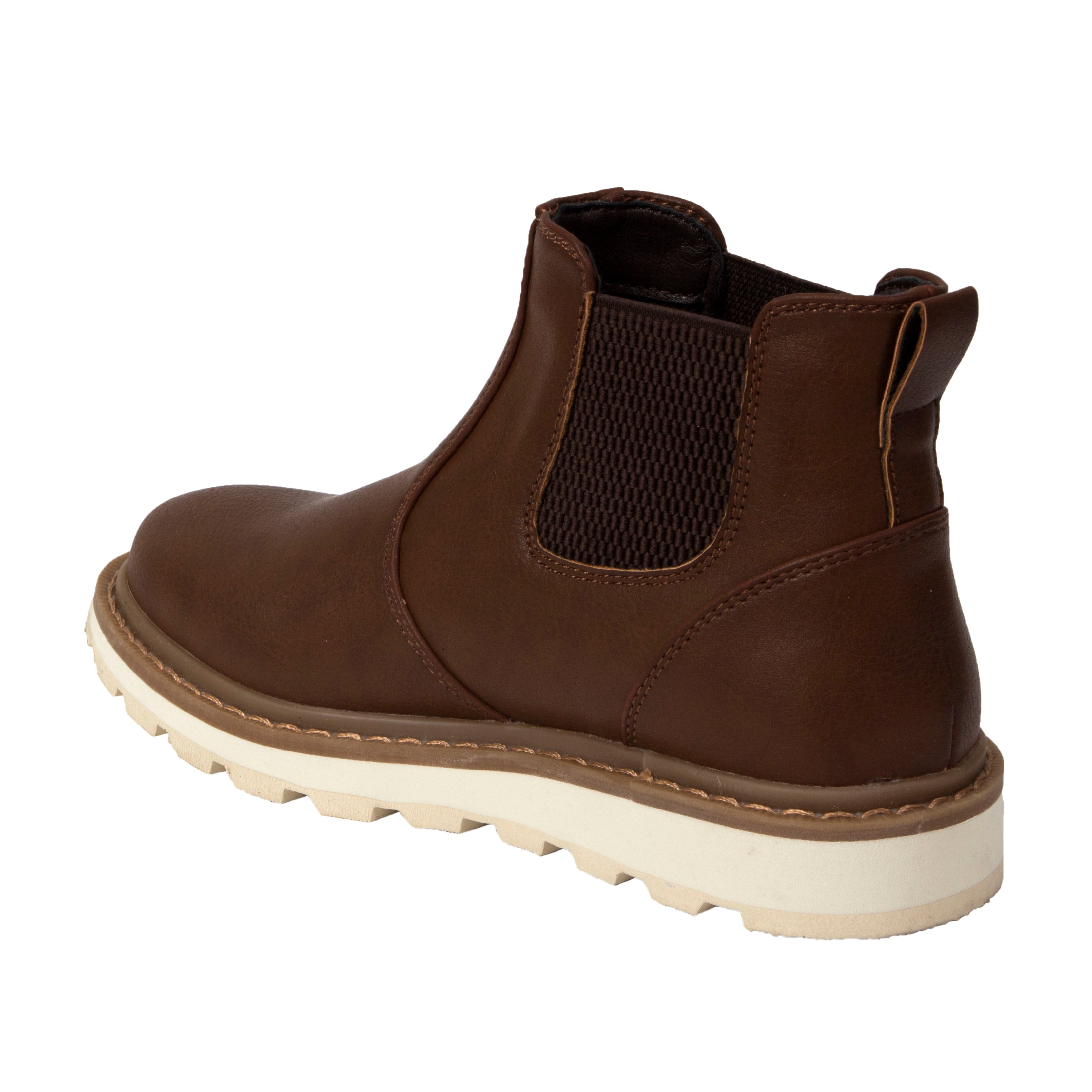 **Kids' Jameson Jr. Brown Leather Boots – Durable & Stylish Footwear for Boys & Girls – Perfect for School, Outdoor Play & Casual Wear**
