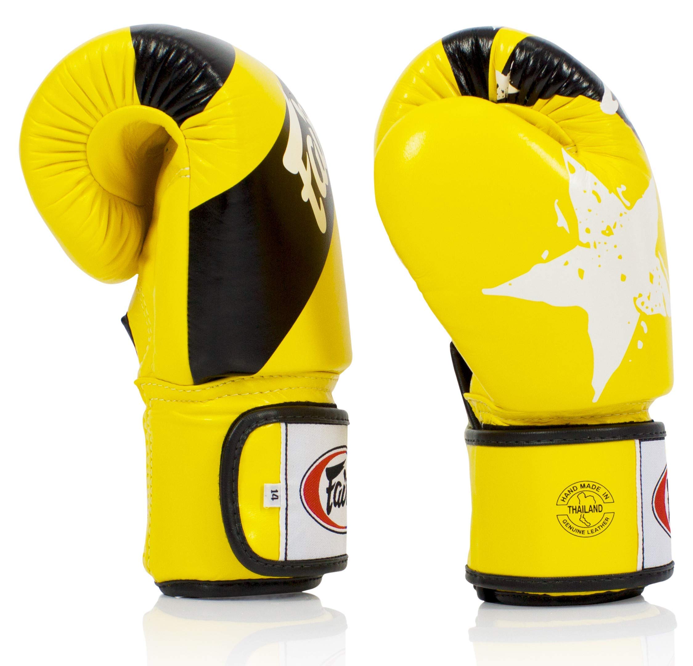Fairtex BGV1 Muay Thai Boxing Gloves for Men, Women & Kids - Premium MMA Training & Sparring Gloves | Lightweight, Shock Absorbent for Martial Arts, Kickboxing & Fitness Workouts | Ideal for Gym, Home Training & Competition Use