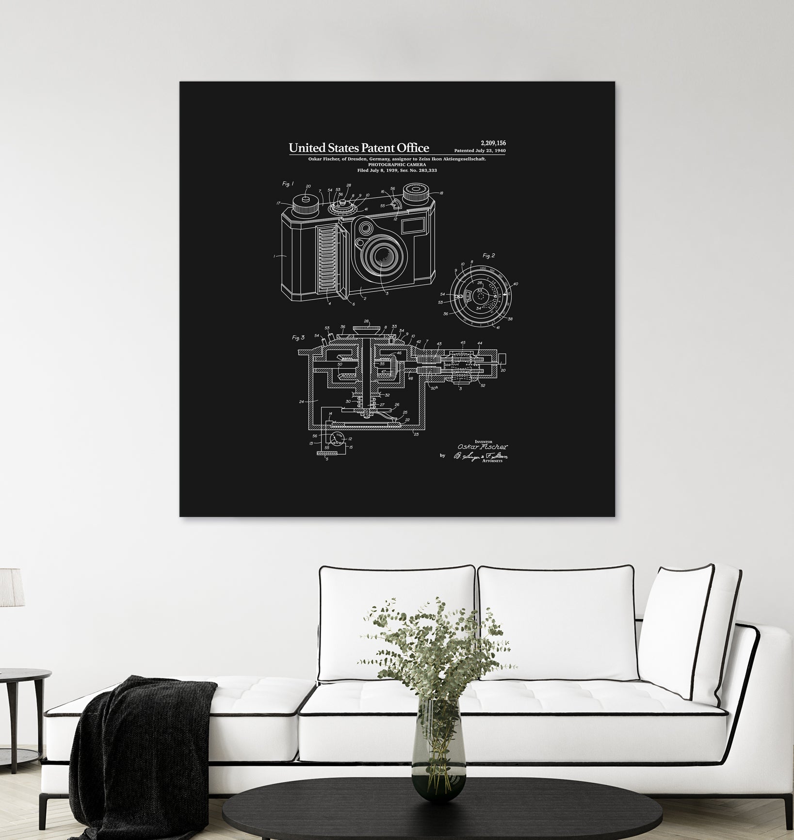 Black Camera Patent - High-Quality Photography for Professional & Amateur Photographers | Perfect for Travel, Events & Everyday Use