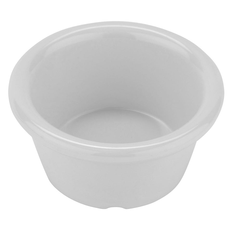 2 Oz White Ramekin by G.E.T - Perfect for Baking, Desserts, and Serving Small Portions - Durable Ceramic Dish for Home and Restaurant Use