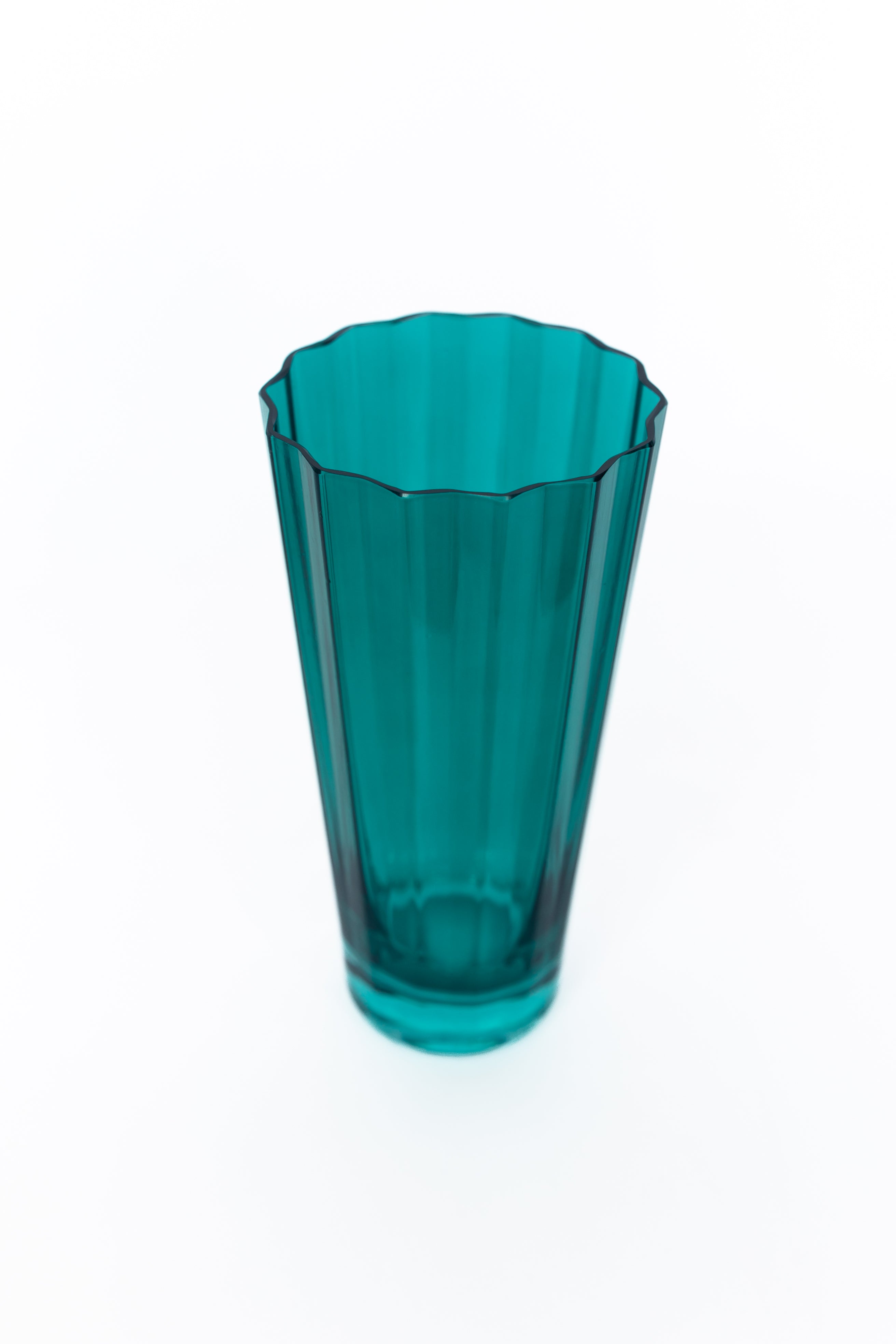 Estelle Colored Sunday Highball Glasses Set of 6 - Emerald Green | Elegant Drinking Glasses for Cocktails, Iced Tea & Entertaining | Perfect for Home Bar, Parties & Gifts