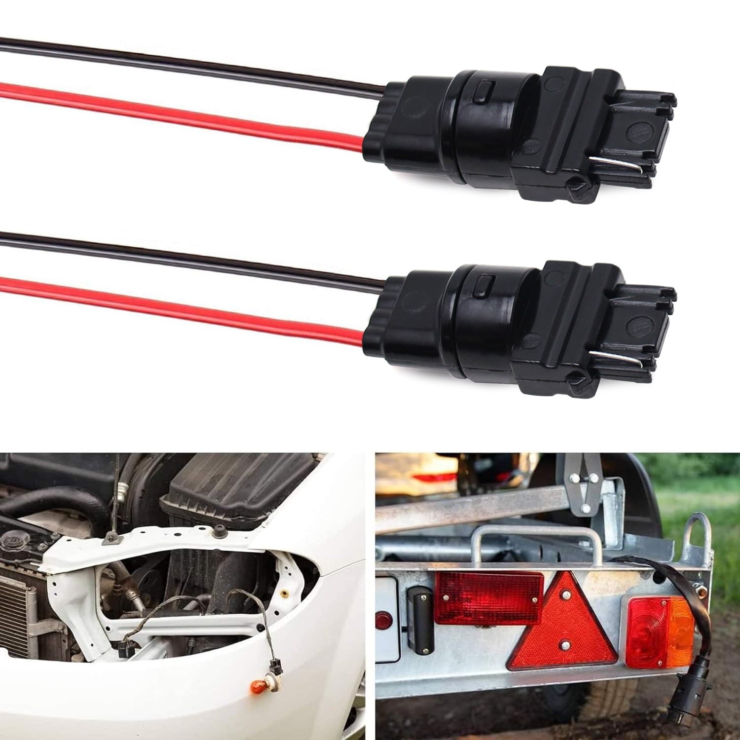3156 T25 Male Adapter Wiring Harness - Compatible with Car Turn Signal, DRL & Backup Lights | Easy Installation for Vehicle Lighting Upgrades | Perfect for DIY Auto Electrical Repairs & Custom Modifications