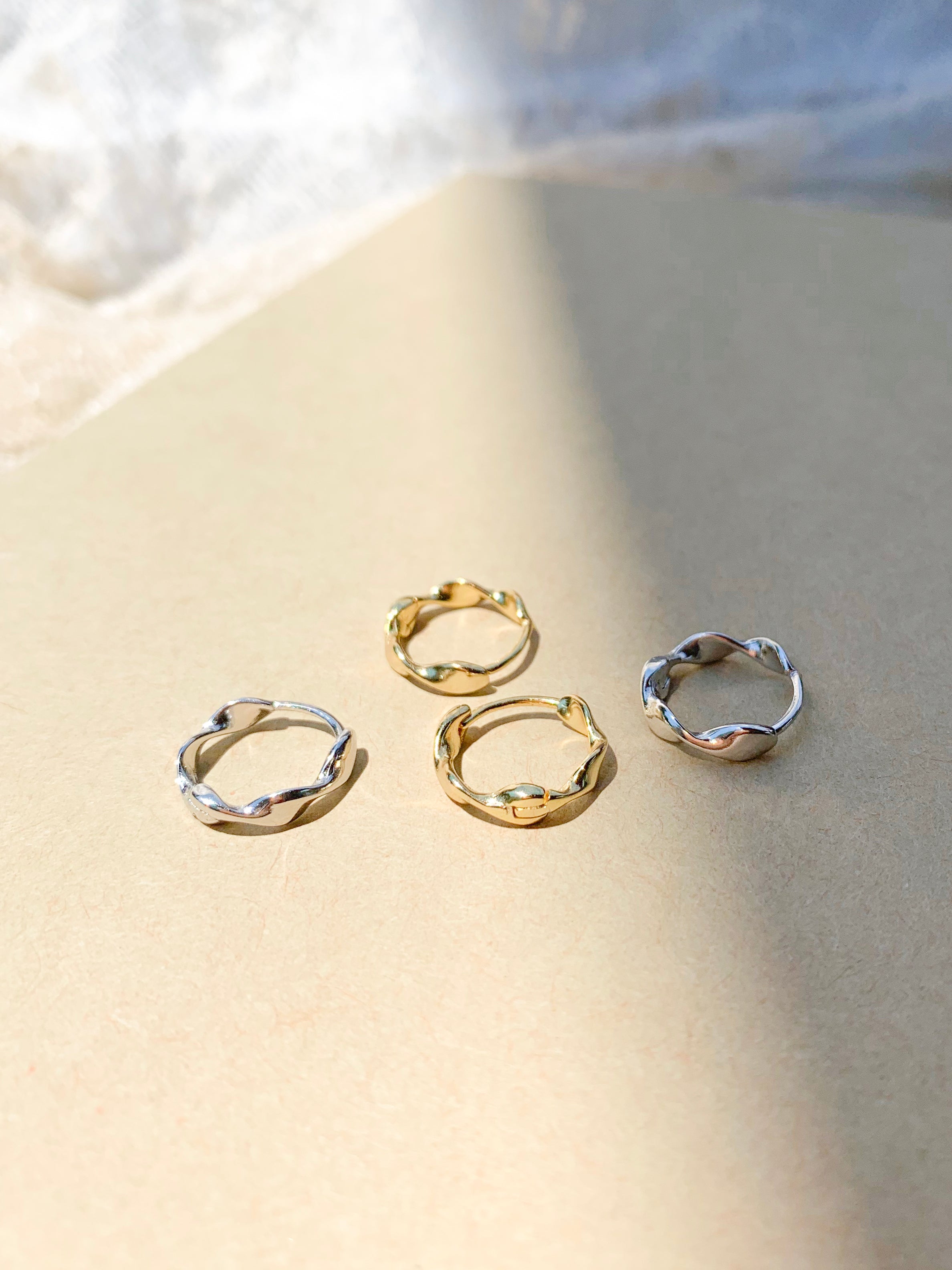 14K Gold Plated & Sterling Silver Tiny Hoop Earrings for Women - Dainty Minimalist Jewelry, Perfect for Bridal Party Gifts, Everyday Wear & Special Occasions
