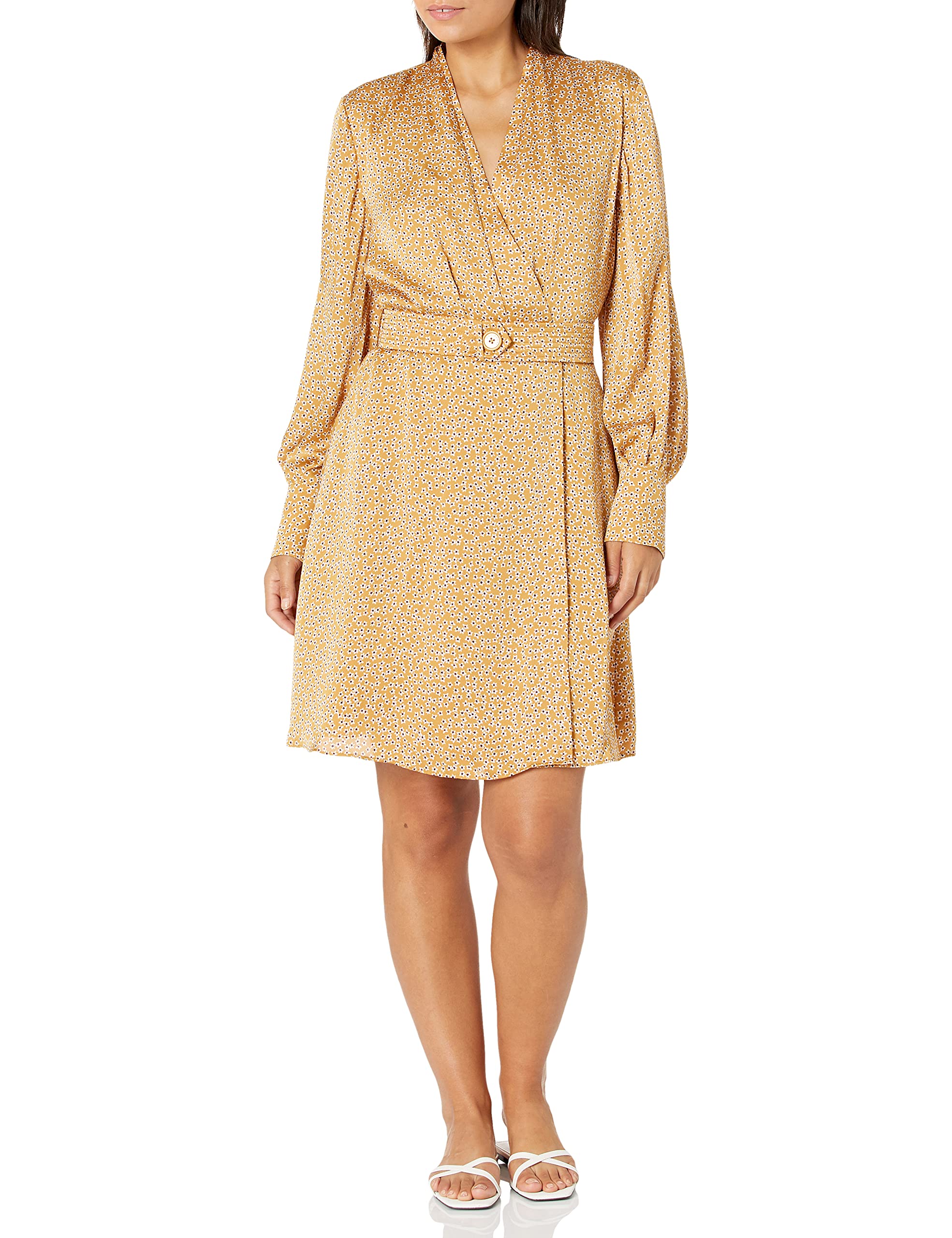 Women's Long Sleeve Fanetta Dress - Elegant Flowy Maxi Dress for Casual & Formal Occasions | Perfect for Weddings, Parties & Office Wear