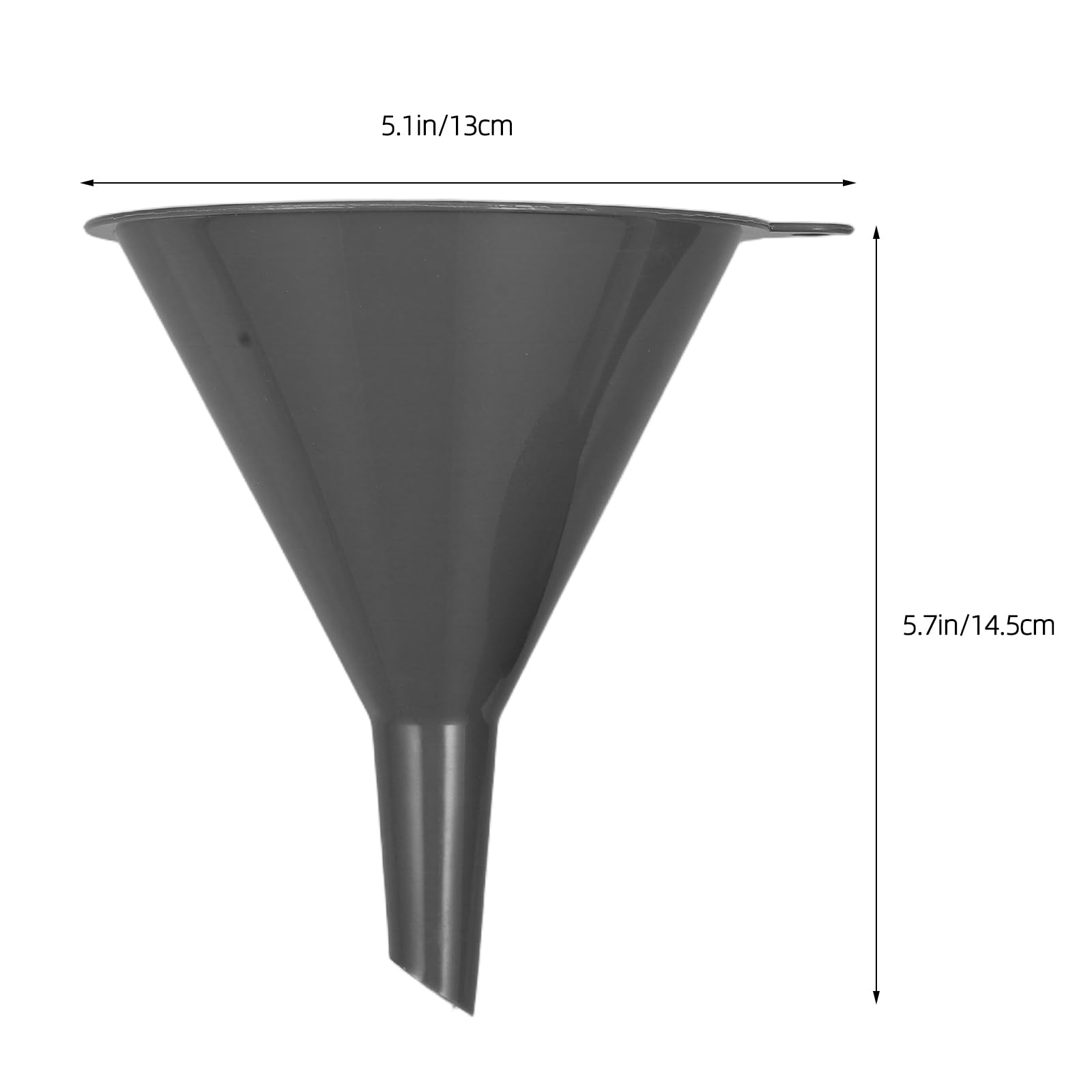 3-Piece Plastic Funnel Set (5mm/8mm/10mm) - Large, Medium & Small Kitchen Funnels for Bottles, Cooking, Baking, Oil Transfer & DIY Projects - Durable Food-Grade Filling Funnels for Home & Professional Use