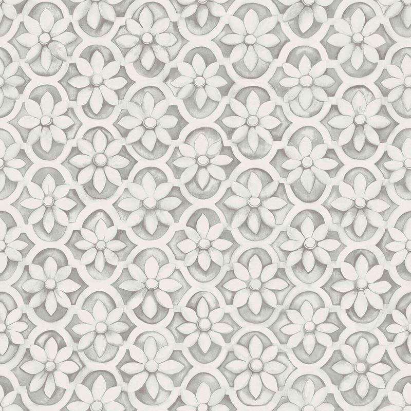 Cole and Son Jali Trellis Stone Wallpaper - Premium Peel and Stick Wall Mural for Living Room, Bedroom & Home Decor - Indian-Inspired Geometric Design for Modern Interior Design