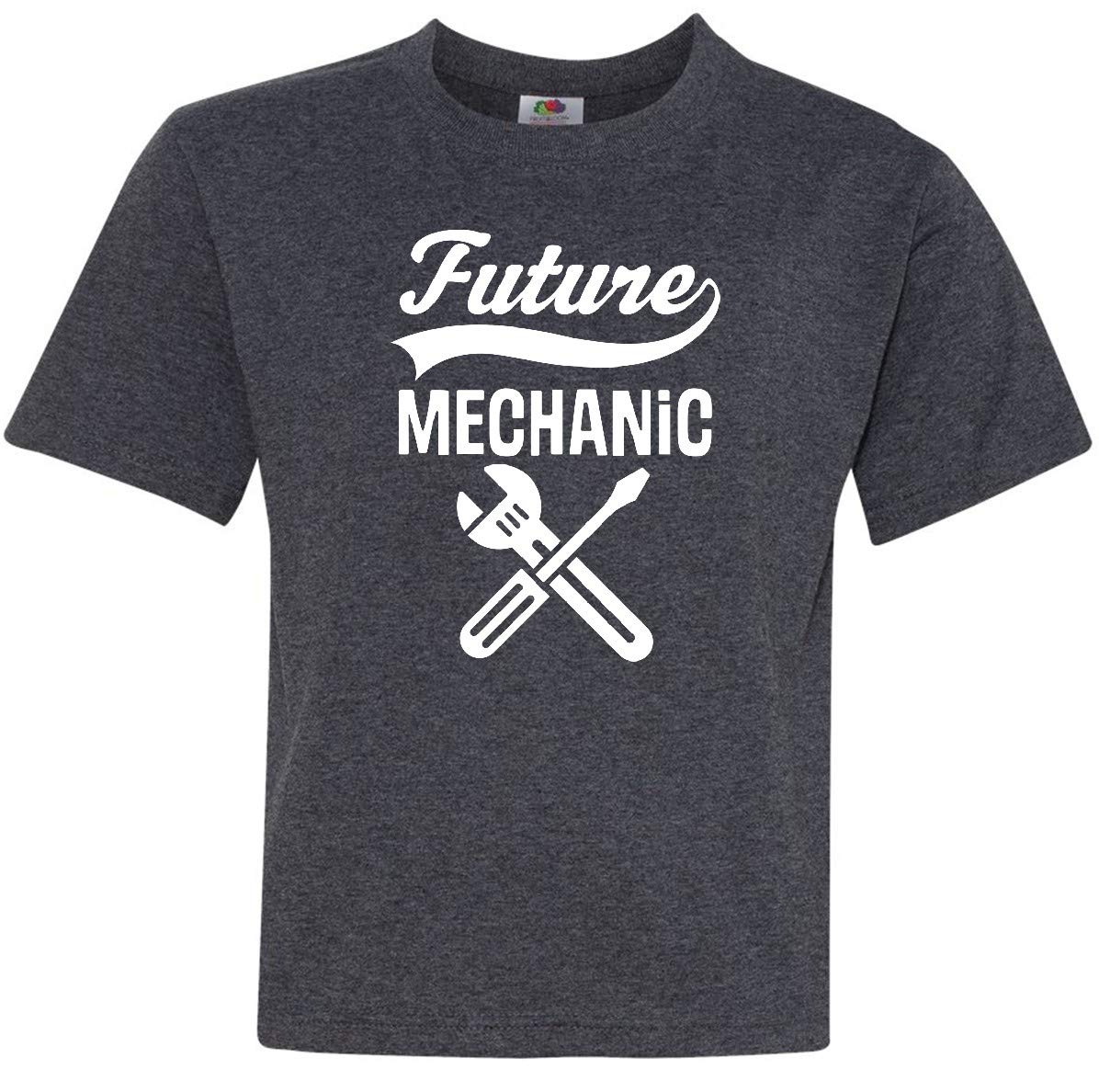 Inktastic Future Mechanic Tools Kids Job Youth T-Shirt - Fun Career Themed Cotton Tee for Boys & Girls - Perfect for School, Play & STEM Activities