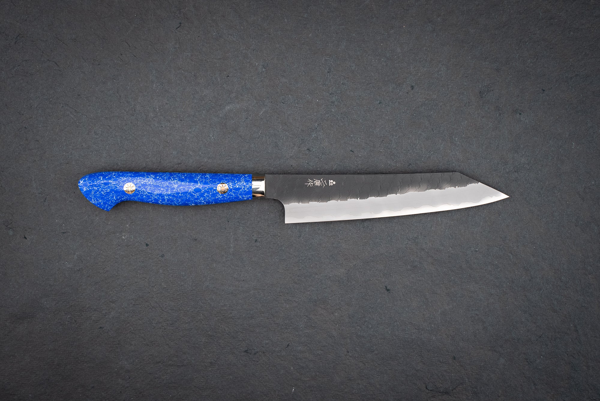 Nigara SG2 Kurouchi Tsuchime Western Kiritsuke Petty Knife 150mm - Premium Japanese Kitchen Knife for Slicing, Chopping & Precision Cutting - Perfect for Home Chefs & Professional Kitchens