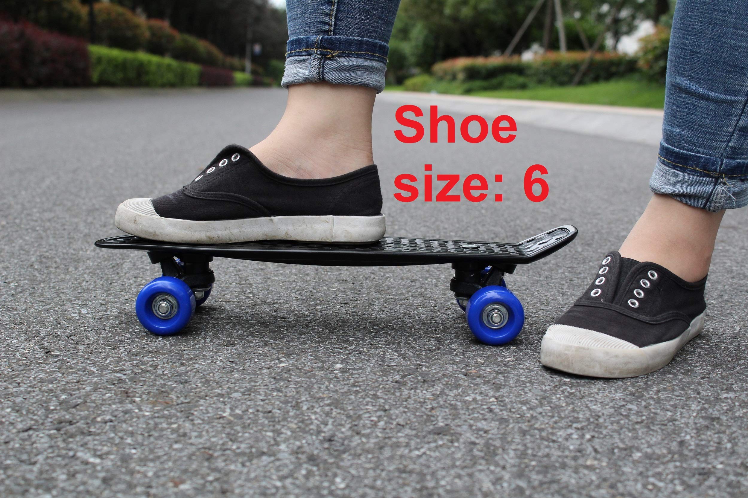 Best Mini Skateboard & Mini Cruiser for Beginners - Portable & Lightweight for Kids & Adults - Perfect for Commuting, Tricks & Fun Rides