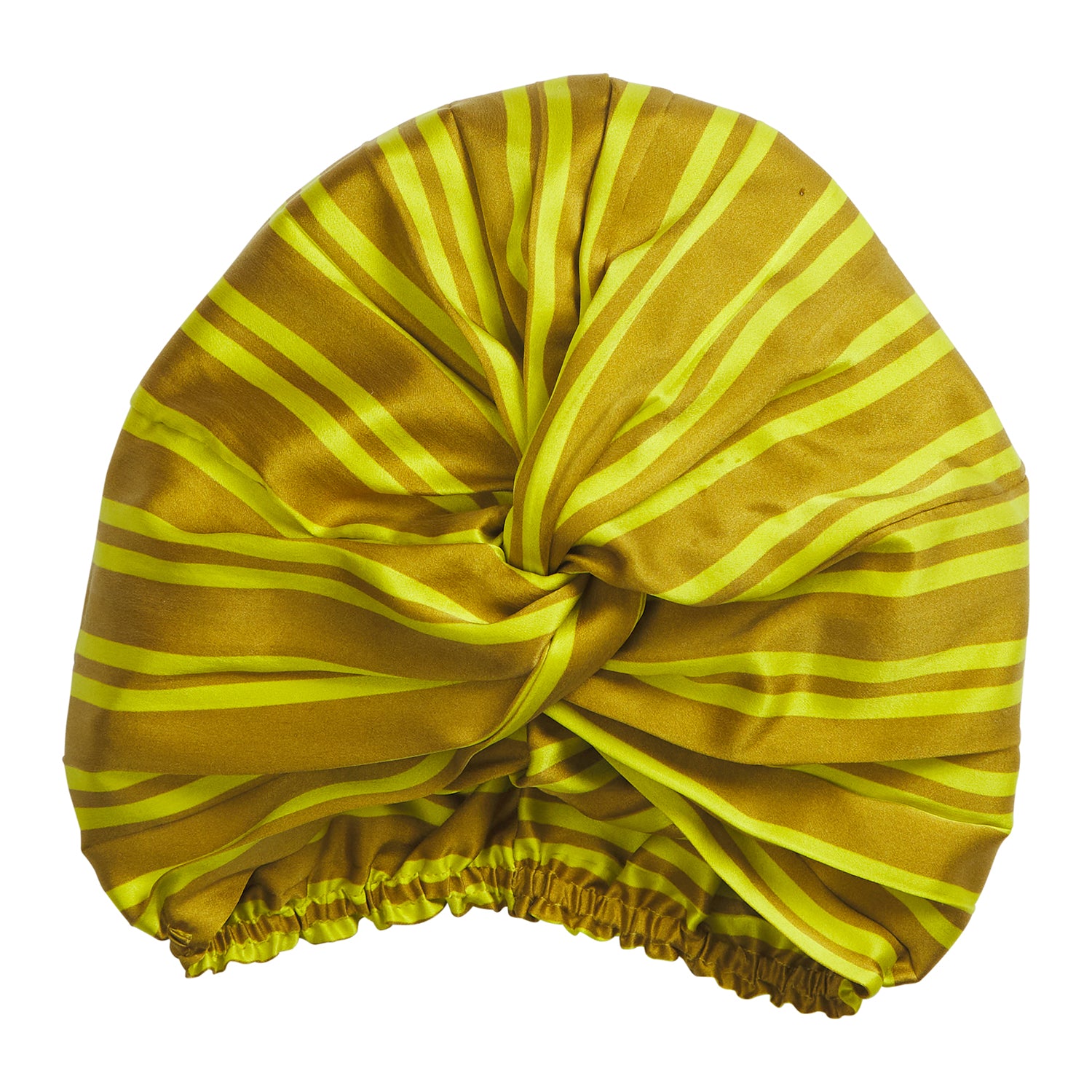 Taylor Silk Hair Turban for Women - Soft & Absorbent Olive Green Hair Towel Wrap for Quick Drying - Perfect for Post-Shower, Salon, and Travel Use