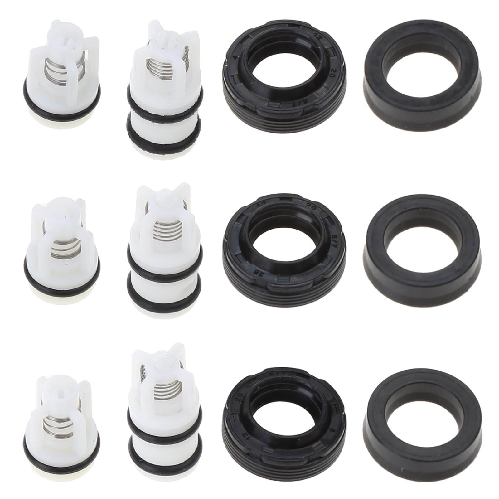 Pressure Washer Oil Seal Gasket & Check Valve Replacement Kit - Home Repair Supplies & Accessories for Pressure Washer Maintenance & Tools