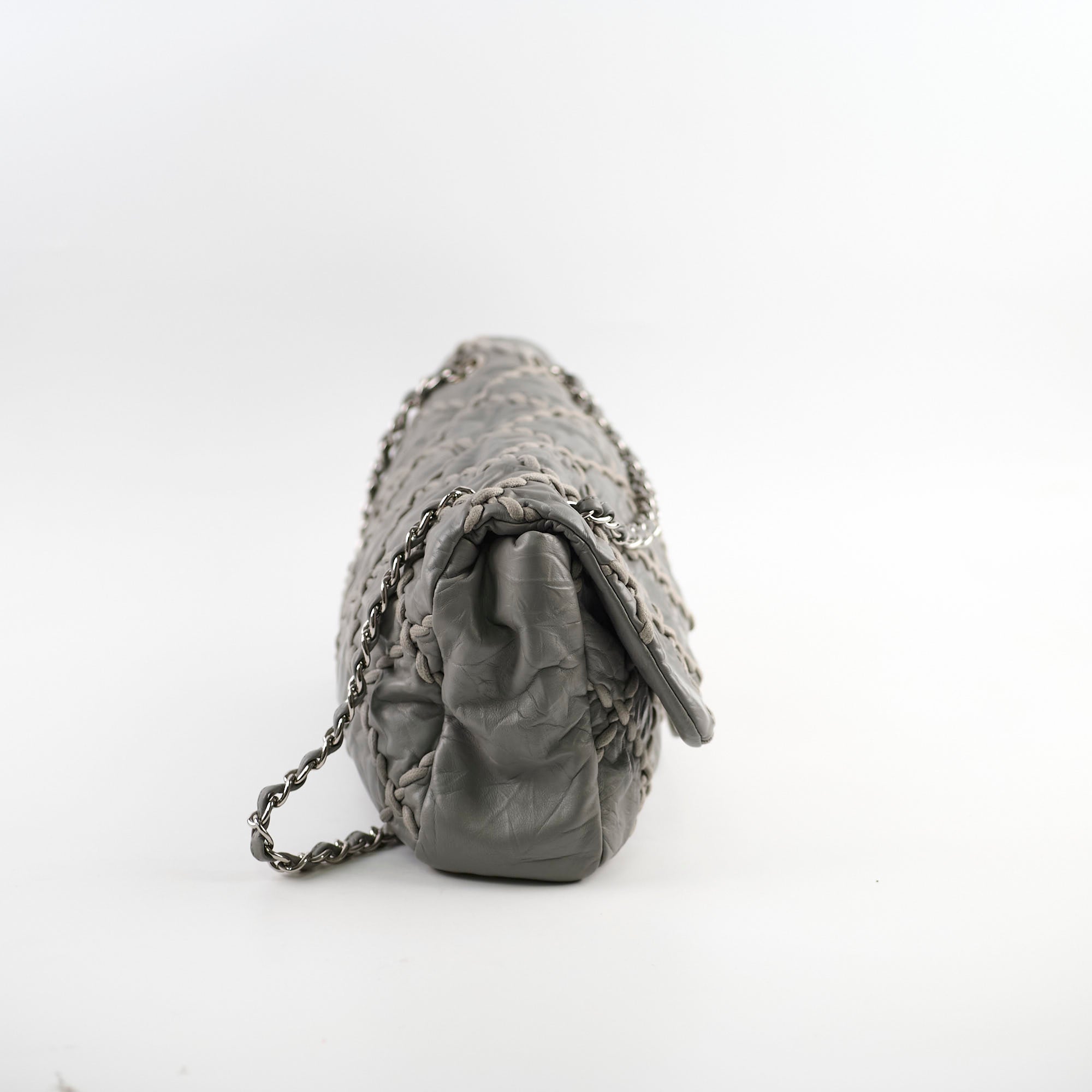 Chanel Quilted Flap Bag Grey - Luxury Designer Handbag for Women, Perfect for Parties, Dating & Everyday Use