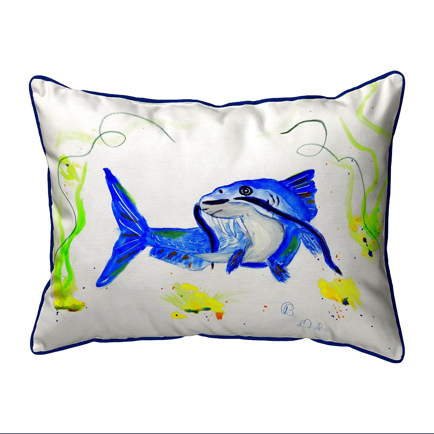 Betsy Drake HJ741 Decorative Throw Pillow 16x20 Inches - Multi-Color Accent Pillow for Sofa, Bed, Couch & Home Decor