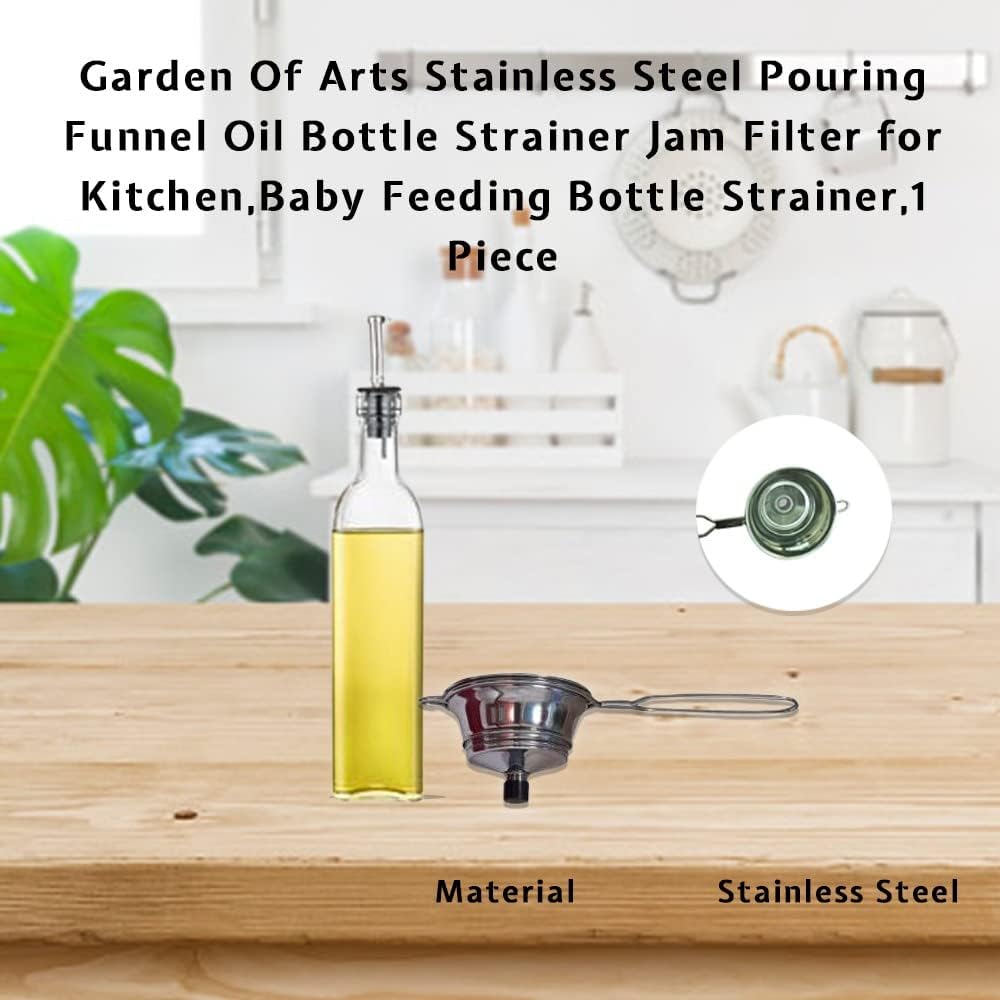 Premium Tea Strainer & Pouring Funnel - Multi-Purpose Filter for Tea, Coffee, Jam, Oil & Baby Bottles | Perfect for Chai, Loose Leaf Tea & Kitchen Use