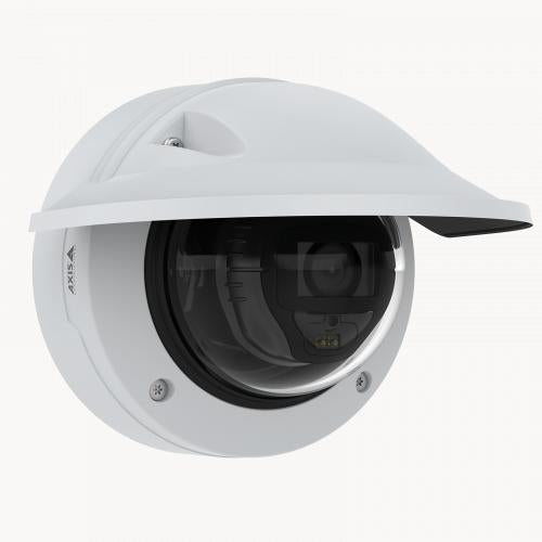 Axis Communications P3268 LVE 8MP Outdoor Dome Security Camera with Night Vision, 4.3-8.6mm Lens - Weatherproof IP Surveillance for Home & Business Security Monitoring