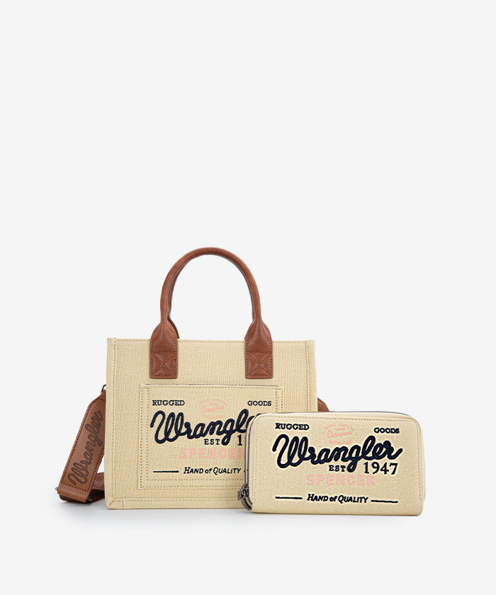 Wrangler Canvas Crossbody Bag Set for Women & Men - Durable & Stylish Shoulder Bag - Perfect for Travel, Hiking & Everyday Use