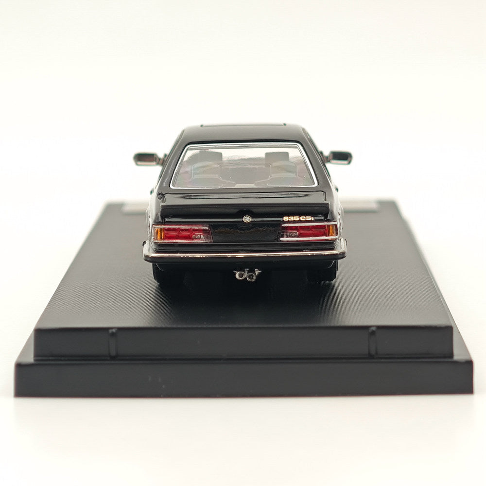 1/64 Scale BMW E24 635 CSI Black Diecast Model Car - Street Warrior Series - Collectible Miniature Vehicle for Display, Gifts & Racing Scenes