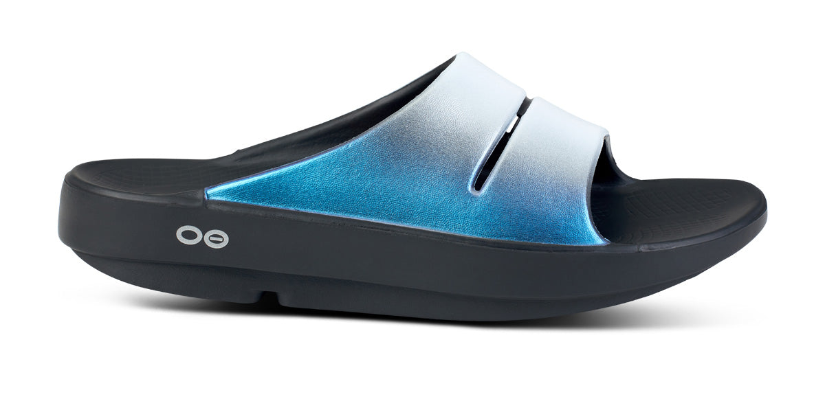 Women's OOahh Luxe Slide Sandals - Comfortable Summer Flip Flops with Frost Design | Perfect for Beach, Poolside & Casual Outings