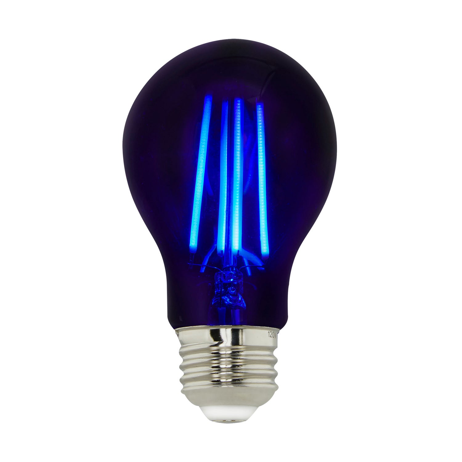 8W A19 LED Light Bulb, E26 Medium Base, 120V, Black Finish - Energy Efficient Lighting for Home, Office, and Commercial Spaces