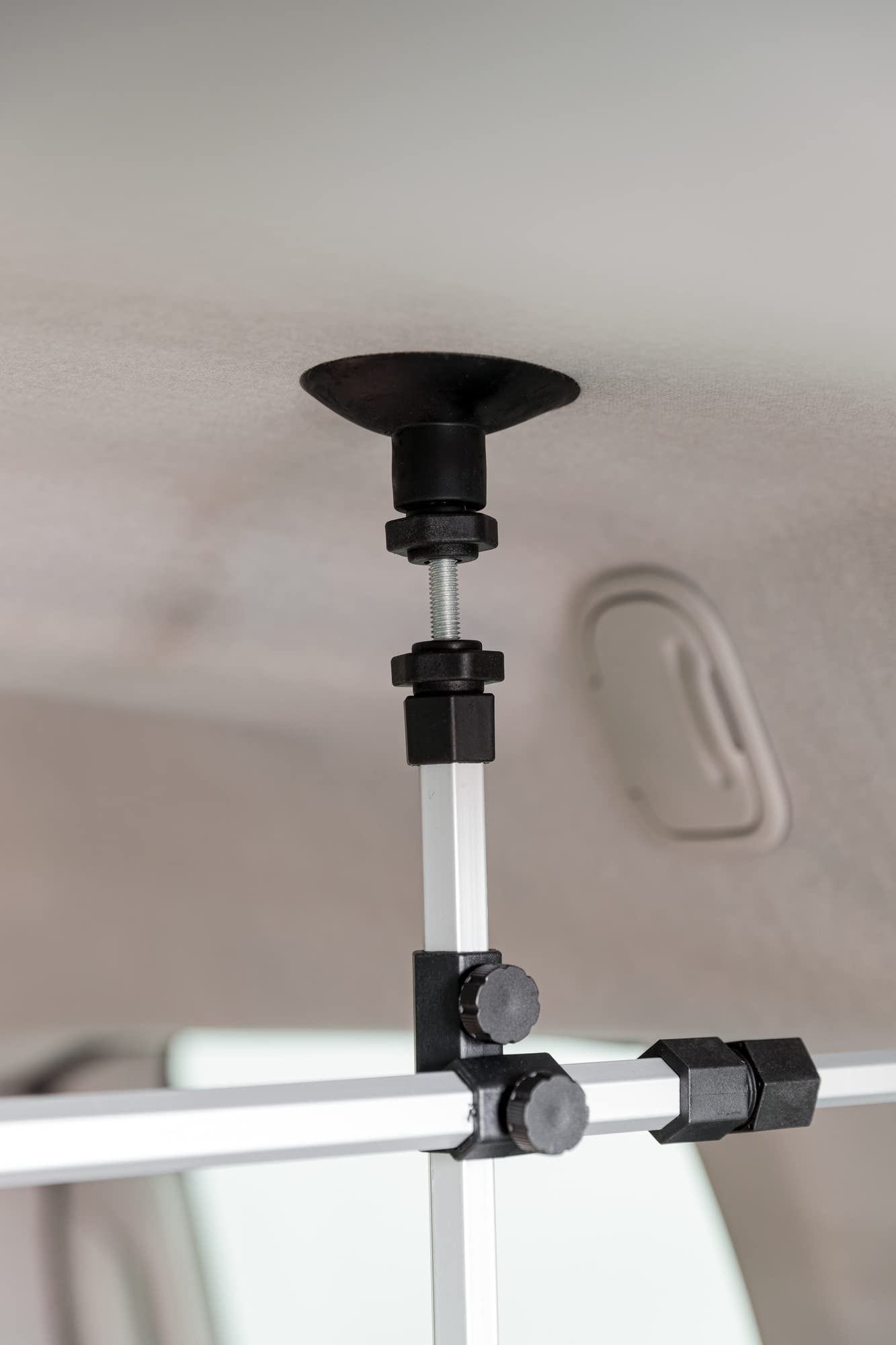 TRIXIE Adjustable Expandable Aluminum Pet Barrier for Cars & SUVs - Medium Size, Silver/Black - Perfect for Safe Dog Travel & Vehicle Protection