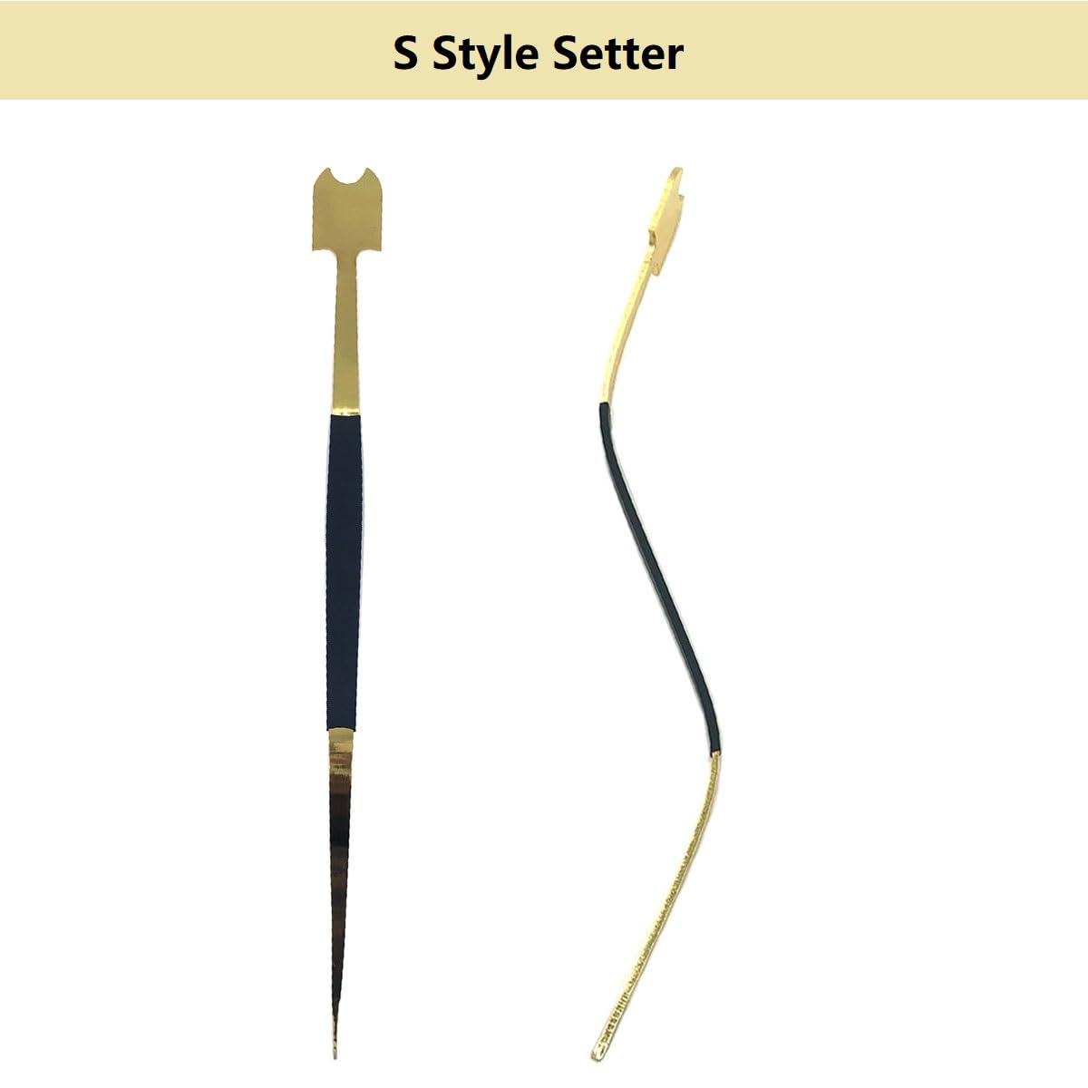 4Pcs Professional Cello Sound Post Tool Set - Straight & S Style Post Setter, Sound Post Gauge & Retriever Clip - Luthier Repair Kit for Cello Installation & Maintenance - Perfect for Instrument Makers & Music Repair Shops
