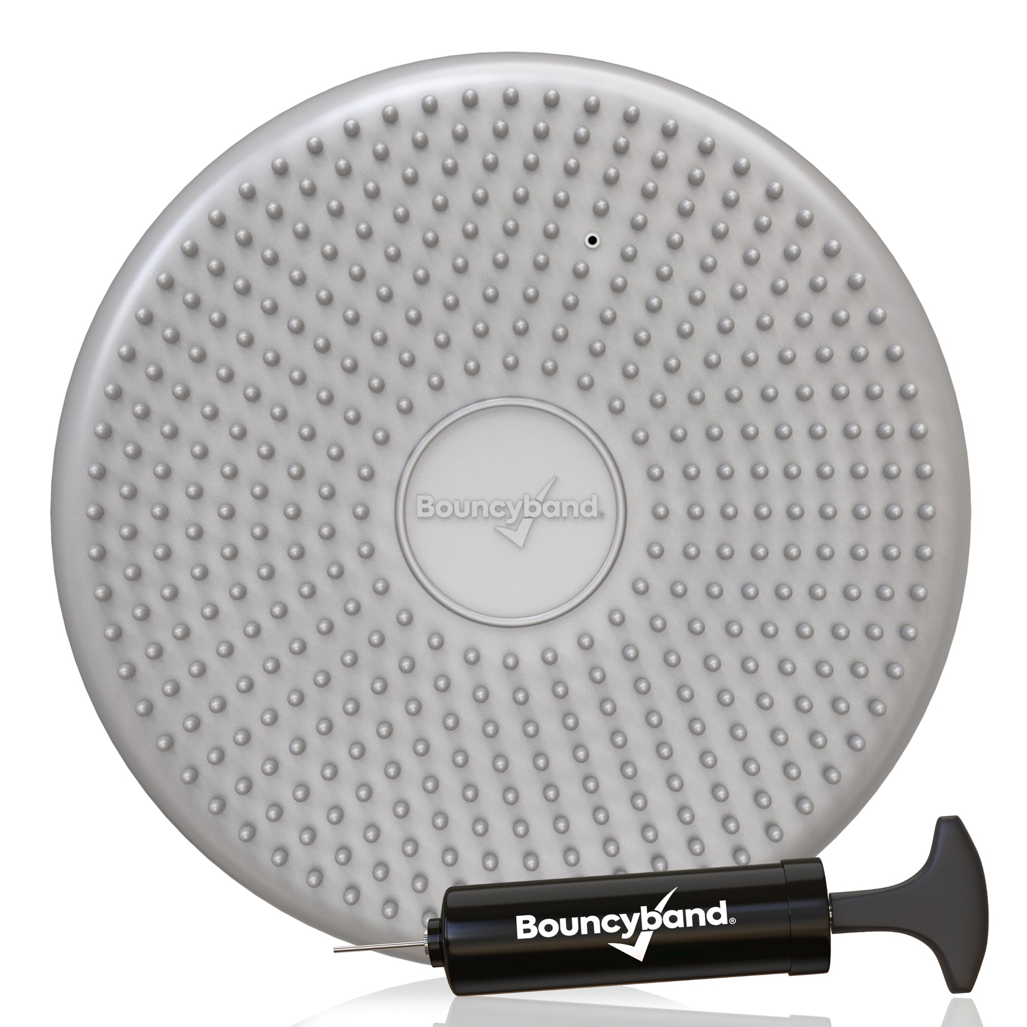Bouncyband Little Wiggle Sensory Seat Cushion for Kids - Silver | ADHD & Autism Sensory Tool for Classroom, Office & Home Use