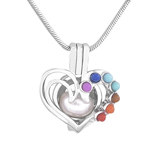 10PCS White Gold Pearl Pendant Necklace for Women - Jewelry Making & Aromatherapy