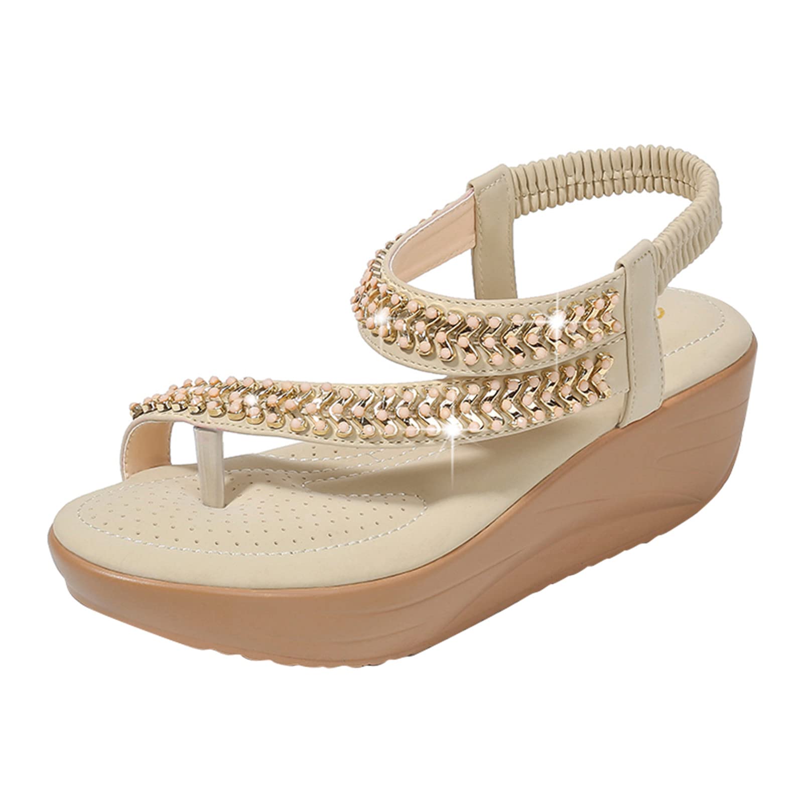 Stylish Black Wedge Sandals for Women - Dressy Buckle Wedge Heels with Woven Slide Design | Perfect for Summer Outfits, Beach Vacations & Casual Date Nights