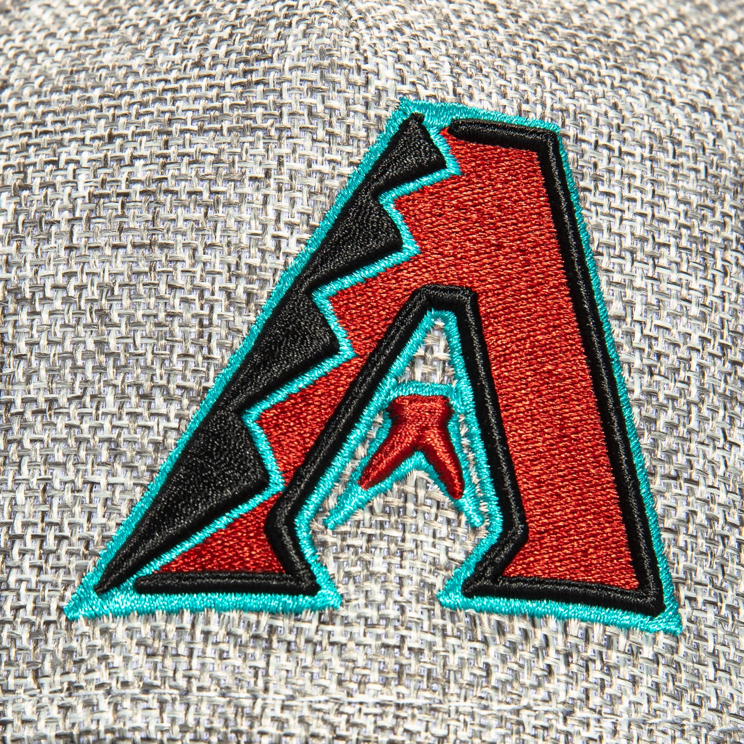 New Era 9Forty M Crown Cotton Weave Arizona Diamondbacks Snapback Hat - Grey | Adjustable Baseball Cap for Men & Women | Perfect for Baseball Games, Outdoor Sports & Casual Wear