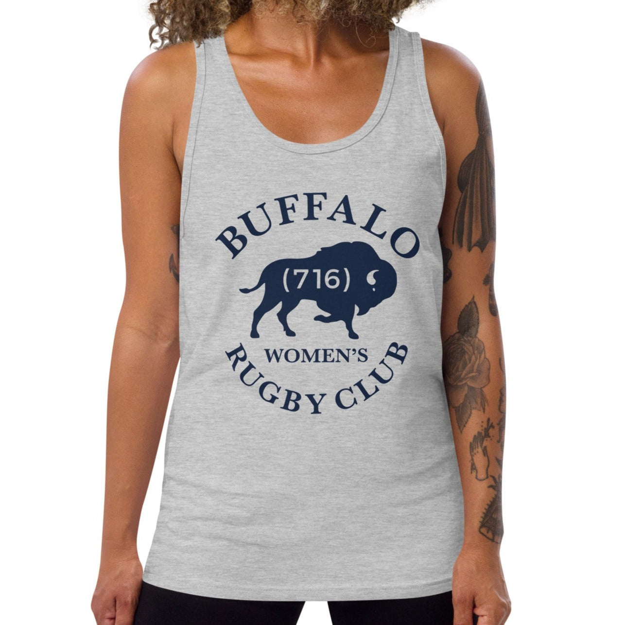 Buffalo WRC Social Tank Top for Women - Soft & Breathable Workout Shirt - Gym, Running, Yoga, Casual Wear