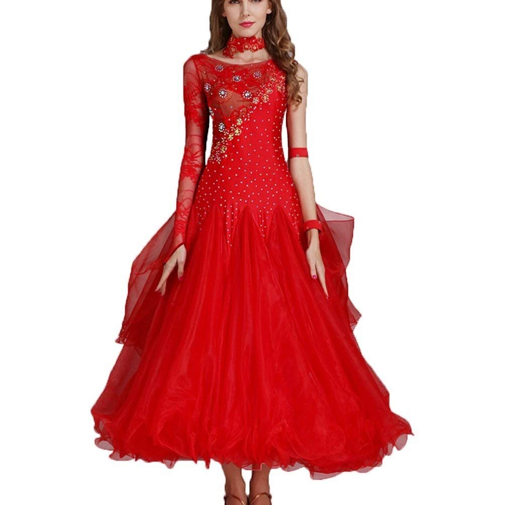 Elegant Women's Classic Round Neck A-Line Formal Evening Dress for Prom, Wedding & Special Occasions