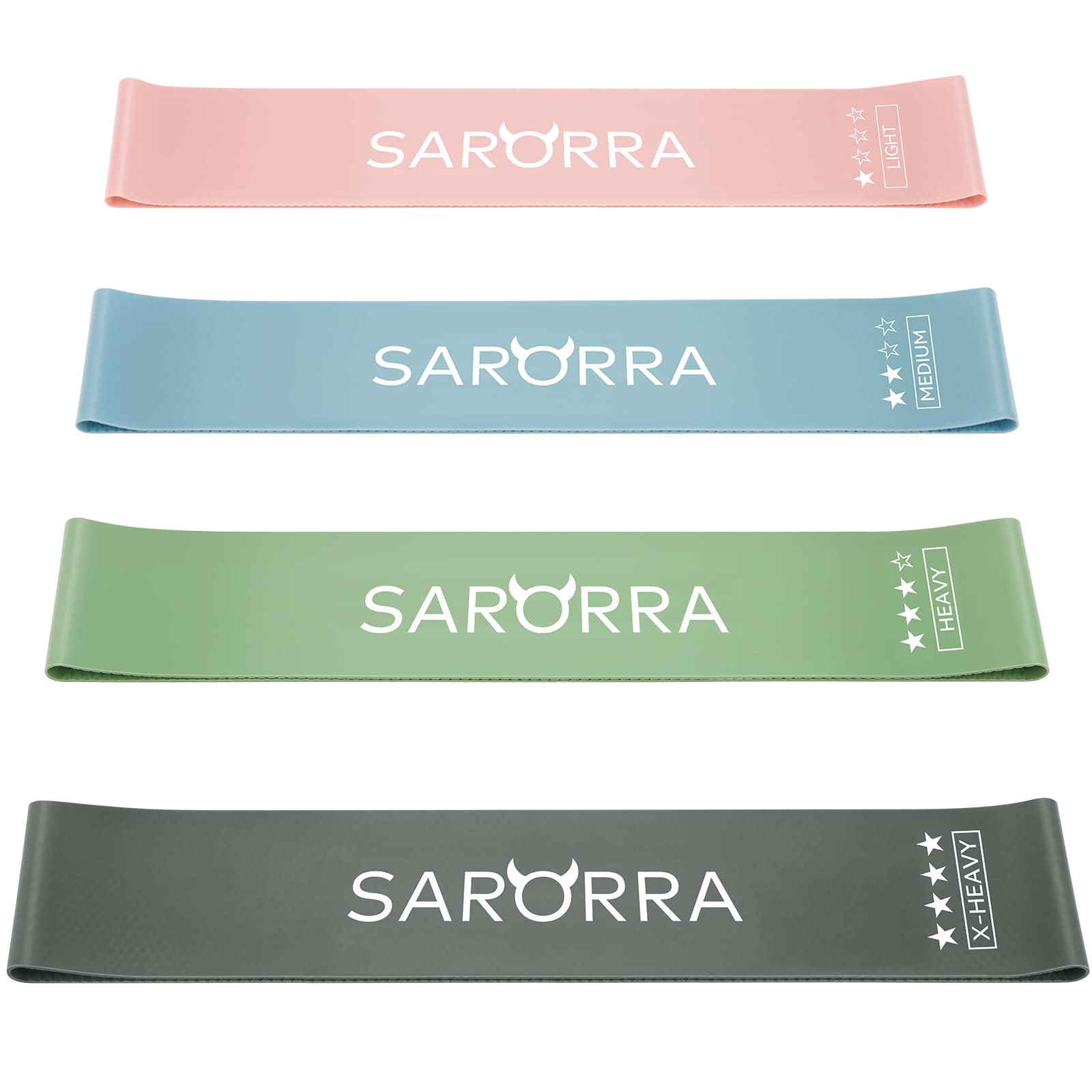 WOOKRAYS Resistance Bands Set - 5 Stackable Exercise Bands up to 150 lbs with Door Anchor, Ankle Straps, Foam Handles, Carry Bag for Home Gym, Strength Training, Yoga & Physical Therapy | Perfect for Full Body Workouts, Muscle Recovery & Fitness Enthusiasts