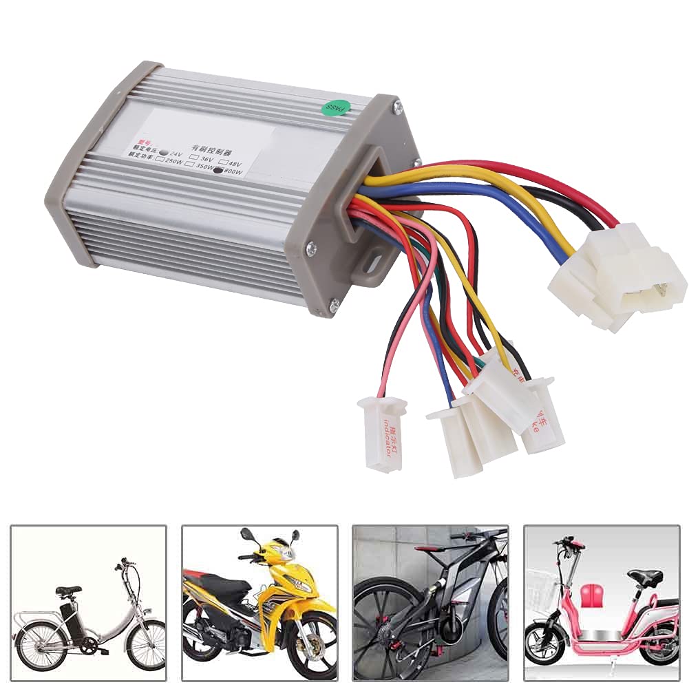 24V 800W Brush Motor Controller - High Power Electric Motor Speed Regulator for E-Bikes, Scooters, and DIY Electric Vehicles | Perfect for Upgrading and Repairing Electric Mobility Devices