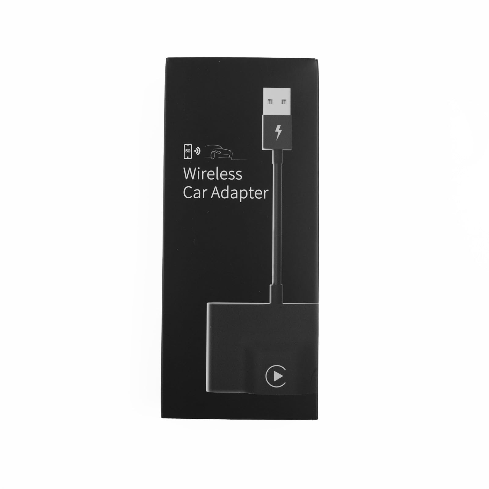 2024 Wireless CarPlay Adapter - Plug & Play Dongle for Factory Wired CarPlay, Converts to Wireless Fast & Easy, Compatible with 2015+ Cars & iPhone iOS 10+ (Perfect for Commuting, Road Trips & Hands-Free Driving)